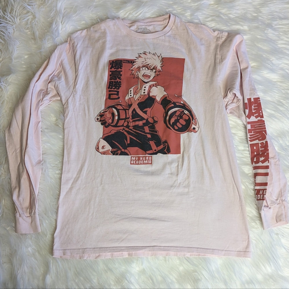 My Hero Academia Bakugo Kacchan Graphic T-Shirt Size Men's XL